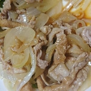 豚肉玉ねぎ炒め